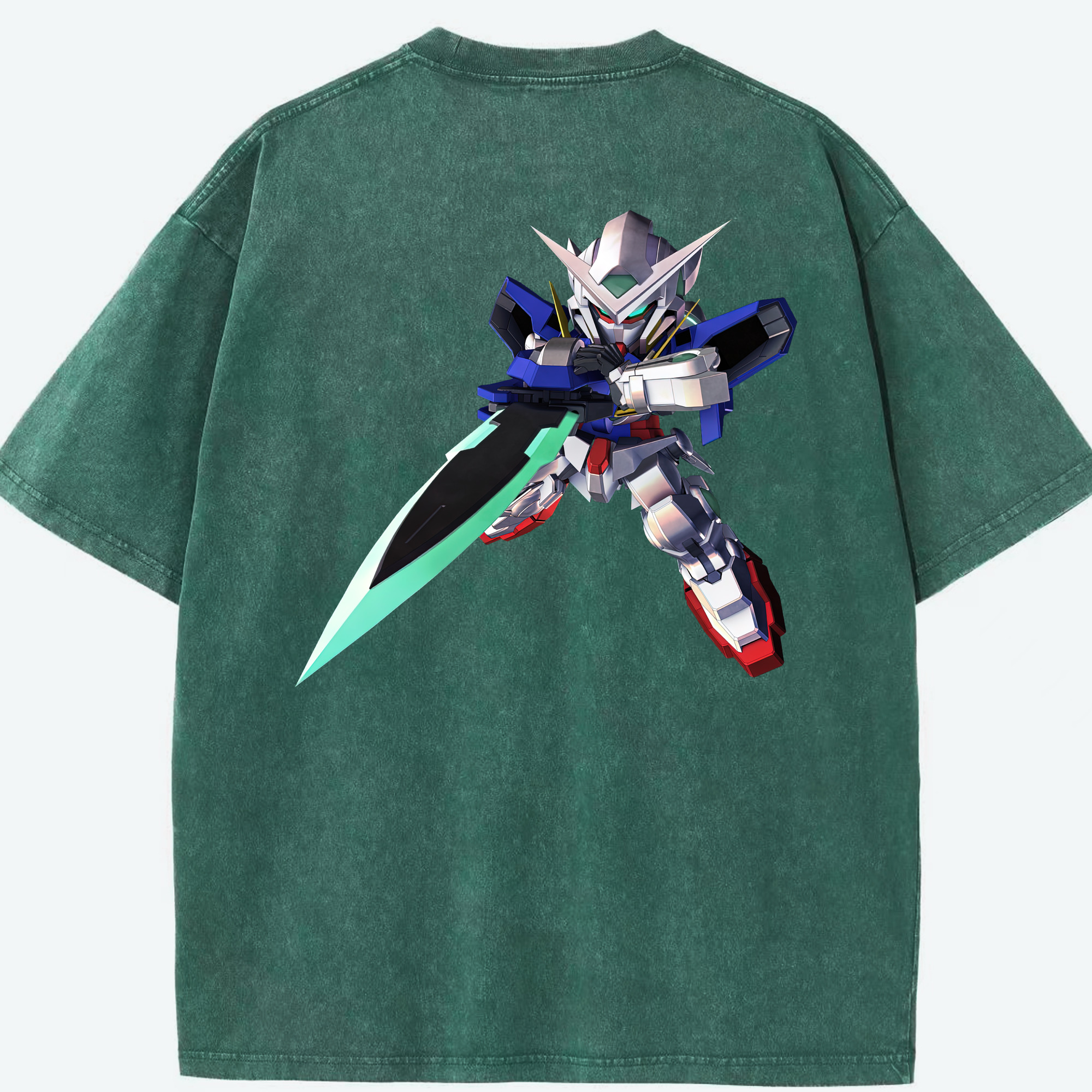 （画像用） 機動戦士ガンダム Mobile Suit Gundam 綿100% ヴィンテージ風 半袖Tシャツ（背面プリント）